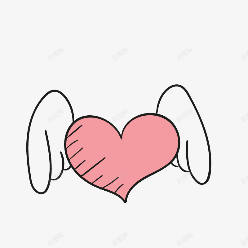 心翅膀png免抠素材_88icon https://88icon.com 奉献 心 爱心