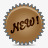 棕色的啤酒瓶盖形状NEW标签图标图标