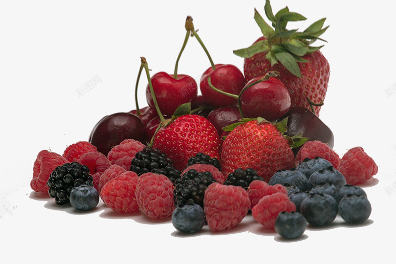 山莓蓝莓樱桃草莓png免抠素材_88icon https://88icon.com 山莓 樱桃 草莓 蓝莓