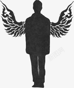 带翅膀的小天使带翅膀的人图标图标