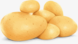 土豆插画土豆矢量图高清图片
