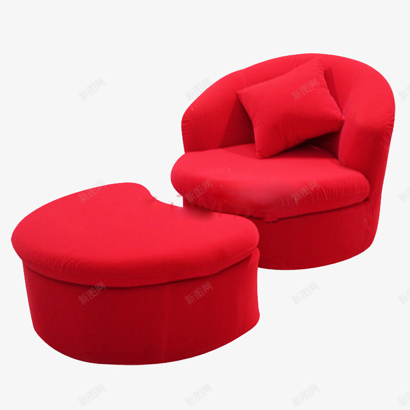 红色布纹沙发png免抠素材_88icon https://88icon.com 女性 布纹 沙发 红色