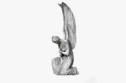 艺术天使翅膀雕像素材