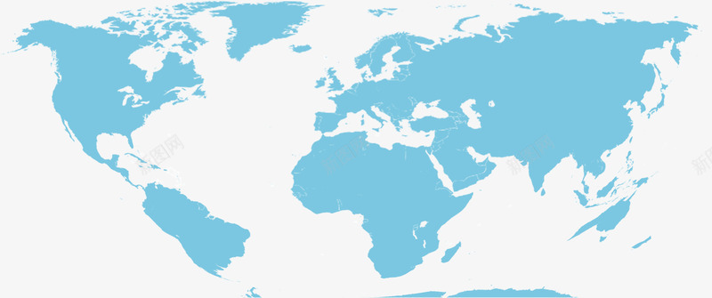 蓝色简约地球地图插图png免抠素材_88icon https://88icon.com 地图 地球 插图 简约 蓝色