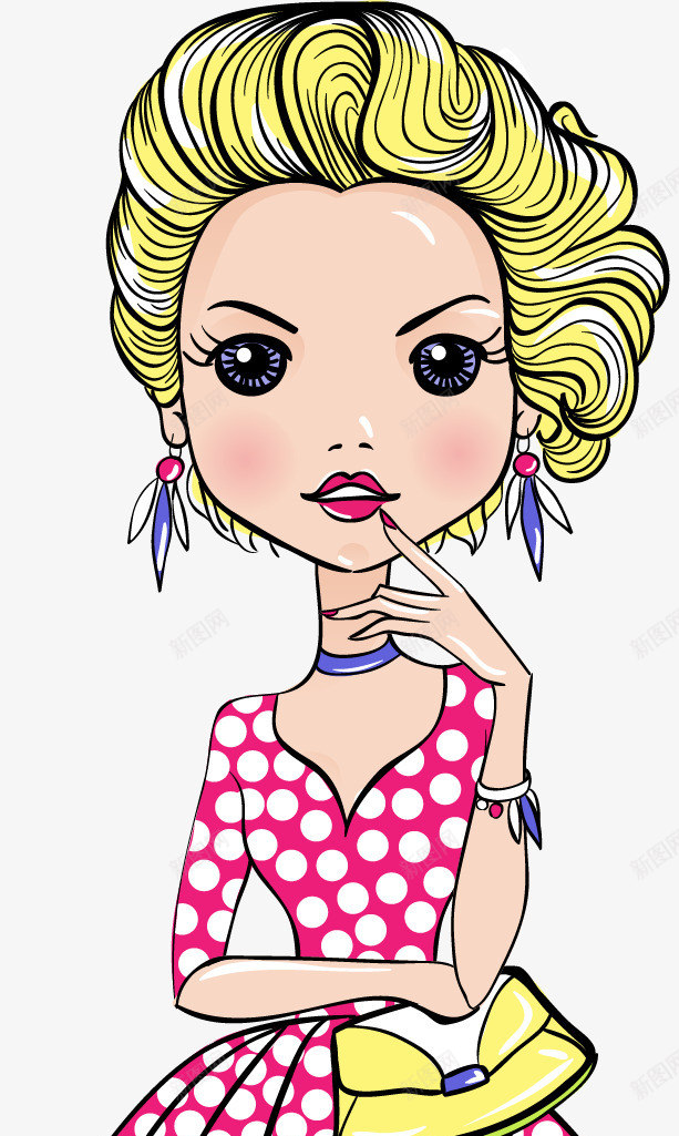 女性插画人物png免抠素材_88icon https://88icon.com 女性矢量 时尚女性 矢量人物 青年女性