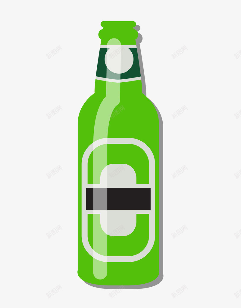 时尚卡通酒瓶广告装饰png免抠素材_88icon https://88icon.com 卡通酒瓶 啤酒酒瓶 广告设计 装饰设计 酒 酒杯 酒瓶