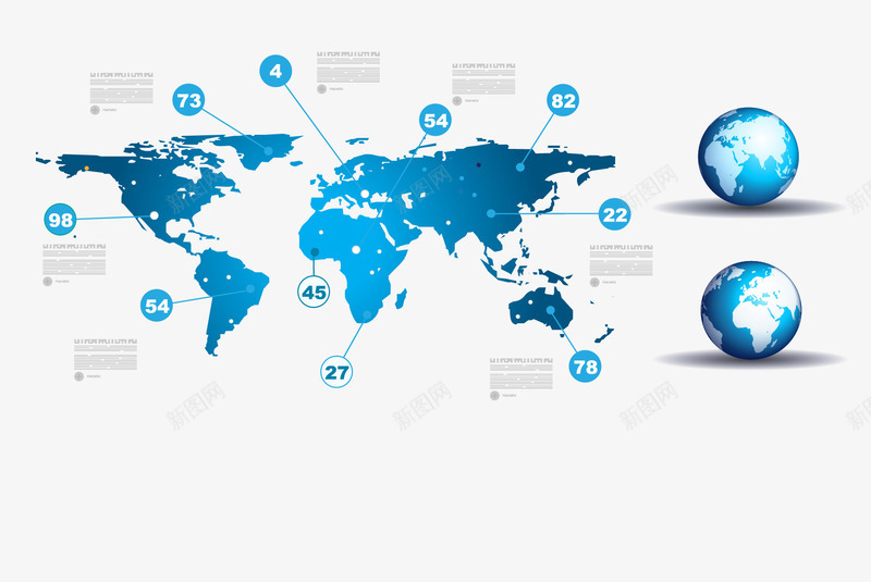 世界地图地球仪png免抠素材_88icon https://88icon.com 世界地图 地球仪 蓝色