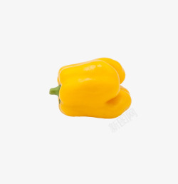 黄色柿子椒实物黄椒展示高清图片