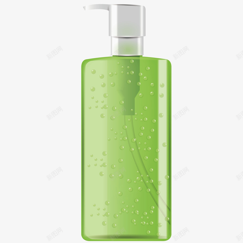卸妆油png免抠素材_88icon https://88icon.com 女性 沐浴 清洁 绿瓶