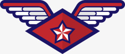 军徽png空军翅膀高清图片