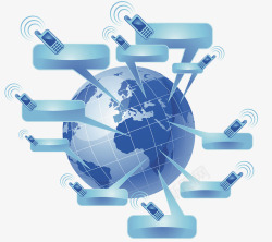 全球通讯合作智能时代素材
