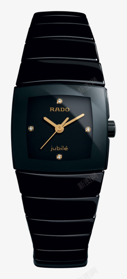 雷达腕表手表黑色女表素材