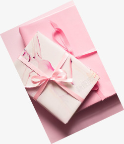 粉色唯美礼品盒素材