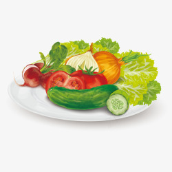 生菜装饰蔬菜高清图片