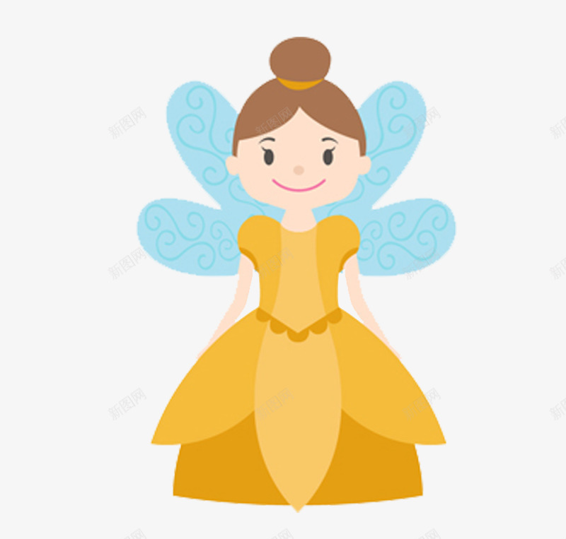卡通花仙子png免抠素材_88icon https://88icon.com 仙女 翅膀 花仙子 蜜蜂