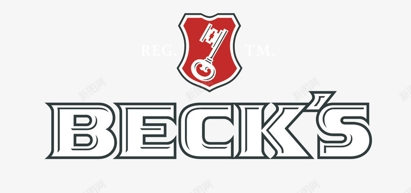雪花啤酒标志Becks矢量图图标图标