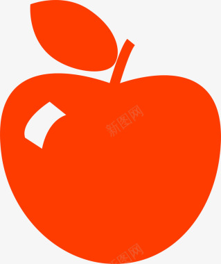 苹果美味红色苹果图标图标