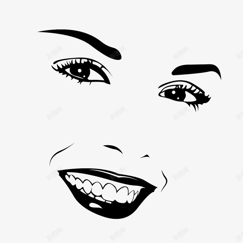 妇女女性脸部png免抠素材_88icon https://88icon.com 女人 女子 女孩 女性 女生 妇女女性 美女 脸部