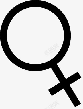 女性生殖图女性标志图标图标