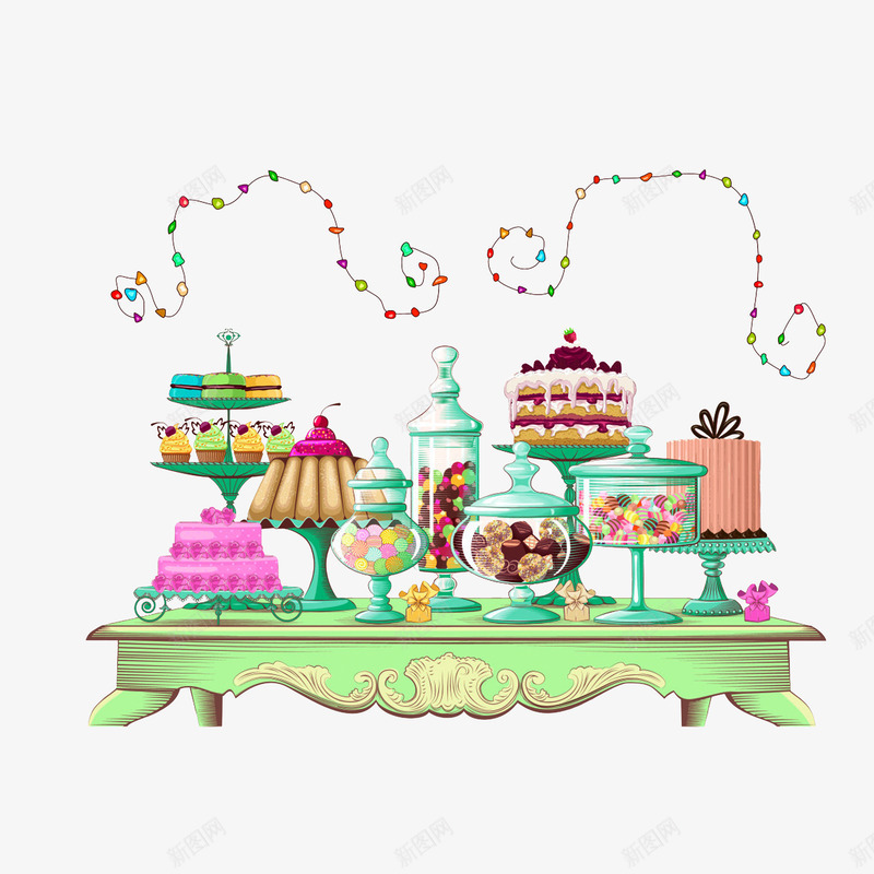 糖果屋里的糖果png免抠素材_88icon https://88icon.com 卡通糖果屋 各种各样的糖果蛋糕 甜蜜糖果屋 糖果屋里的糖果