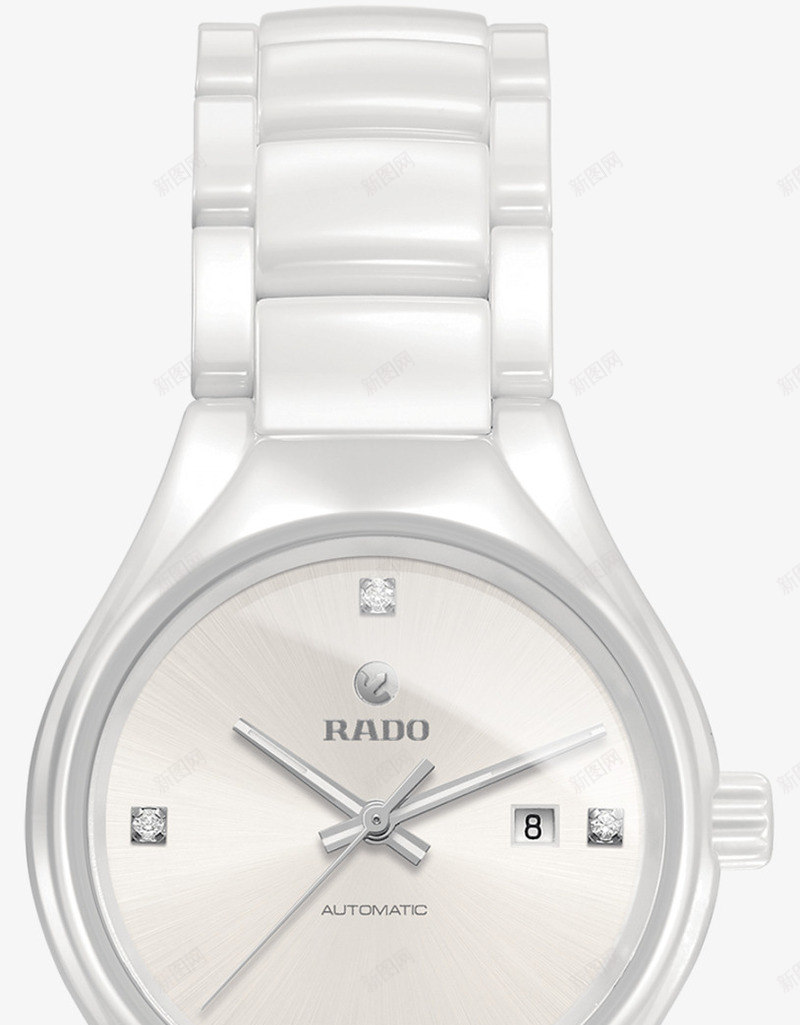 雷达腕表手表珠光白色女表png免抠素材_88icon https://88icon.com RADO 产品实物 女士手表 女士表 机械女表 机械表 腕表 表 雷达