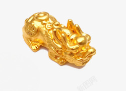 实物饰品黄金貔貅素材