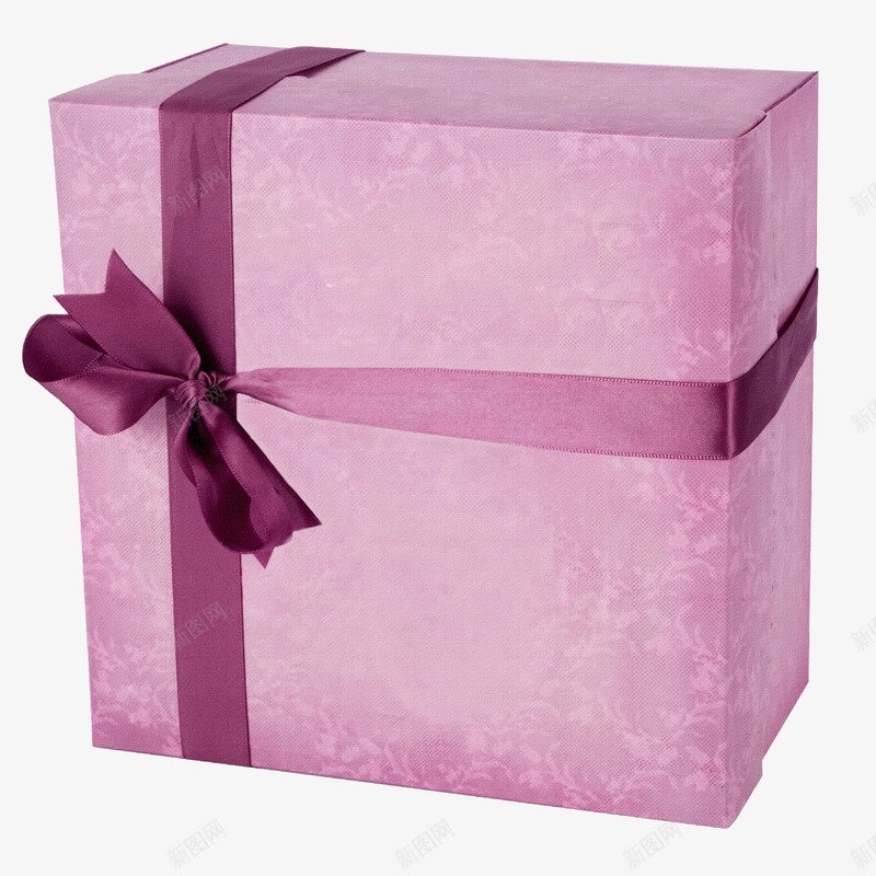 紫色礼品盒png免抠素材_88icon https://88icon.com 丝带 盒子 礼品 紫色