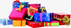 五颜六色的各种礼品盒包装素材