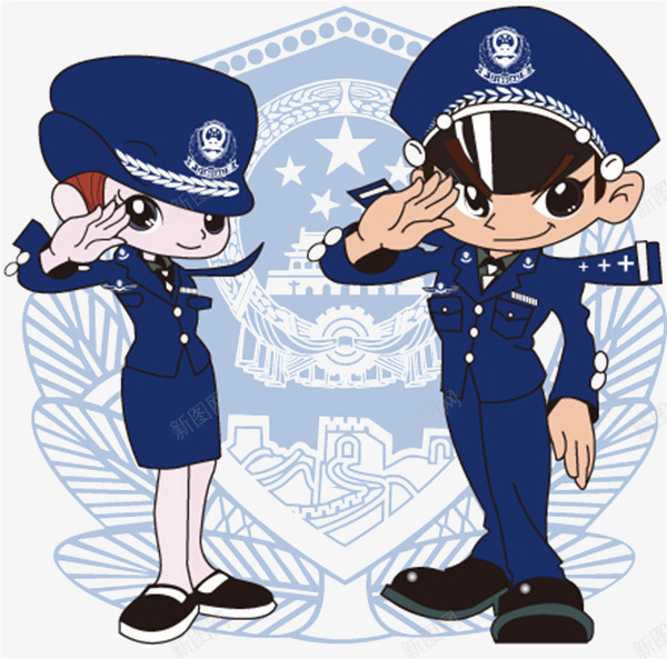 蓝衣服军人png免抠素材_88icon https://88icon.com 严肃 尽责 致敬 蓝色 警察