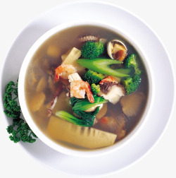 美味海鲜汤蔬菜海鲜汤高清图片