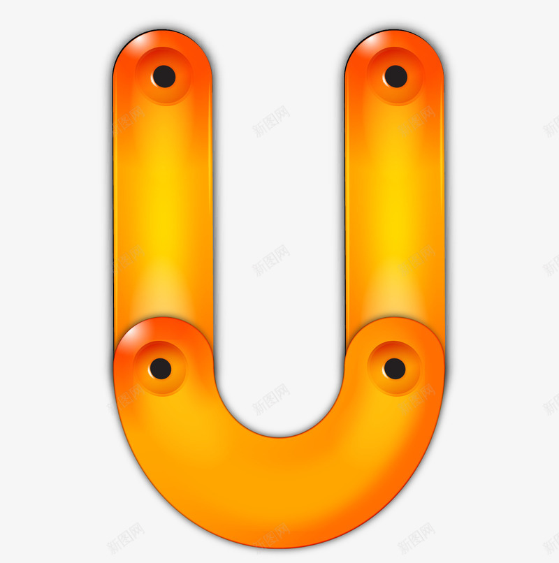 机械拼接英文字母Upng免抠素材_88icon https://88icon.com 3D英文字母 彩色字母 机械字母 桔色拼接英文字母 艺术字体 艺术字母 英文字母U 连接 金属字母