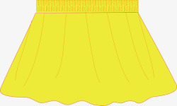 女性服装黄色短袖图素材