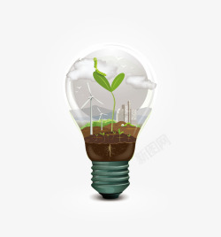 地球熄灯1小时绿色低碳环保主题素材