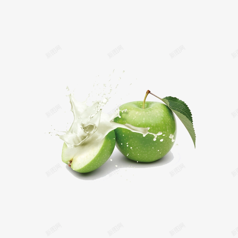 苹果和牛奶png免抠素材_88icon https://88icon.com 水果 牛奶 苹果