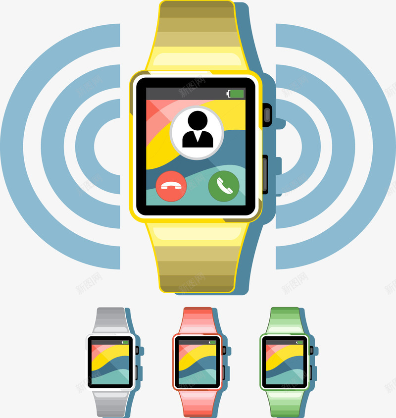 智能手表png免抠素材_88icon https://88icon.com 手表 智能手表 科技产品 苹果手表