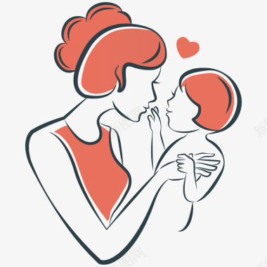 海报护士节母婴插画图标图标