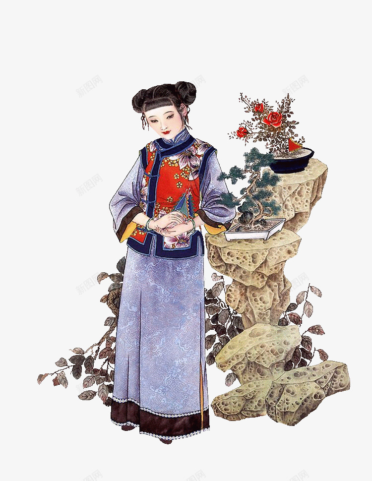 中国古代女子png免抠素材_88icon https://88icon.com 中国风 传统 古代 女性