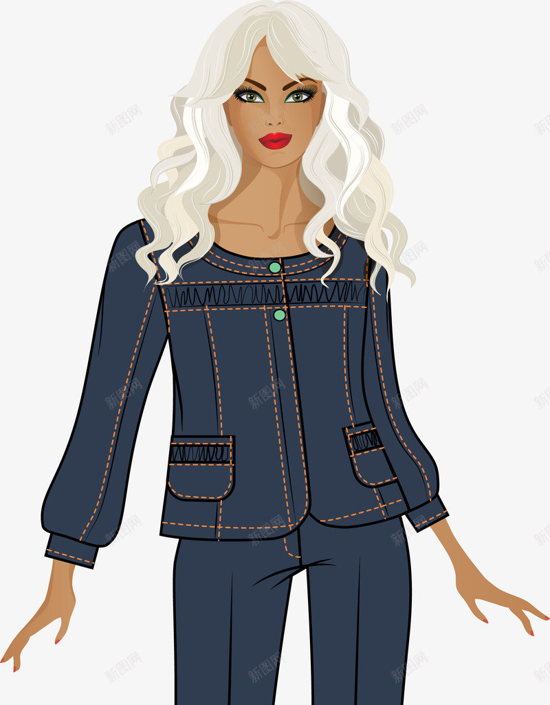 白头发卡通潮流女性图png免抠素材_88icon https://88icon.com 人物 卡通女人 女人 女人人物 女人头像 女孩 女郎 性感女郎 波普女郎 矢量女人 美丽女人