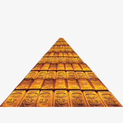黄色金字塔素材