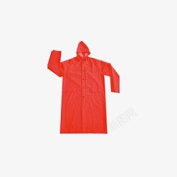 红色雨衣素材