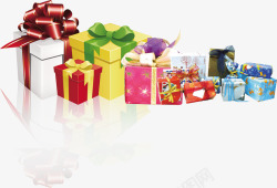 礼品盒礼物礼包装饰元素素材