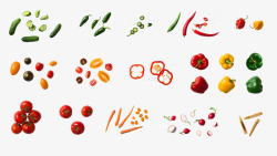 厨房新鲜的食材蔬菜水果素材