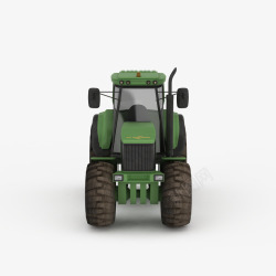 绿色农用机械机动绿色大型农用拖拉机高清图片