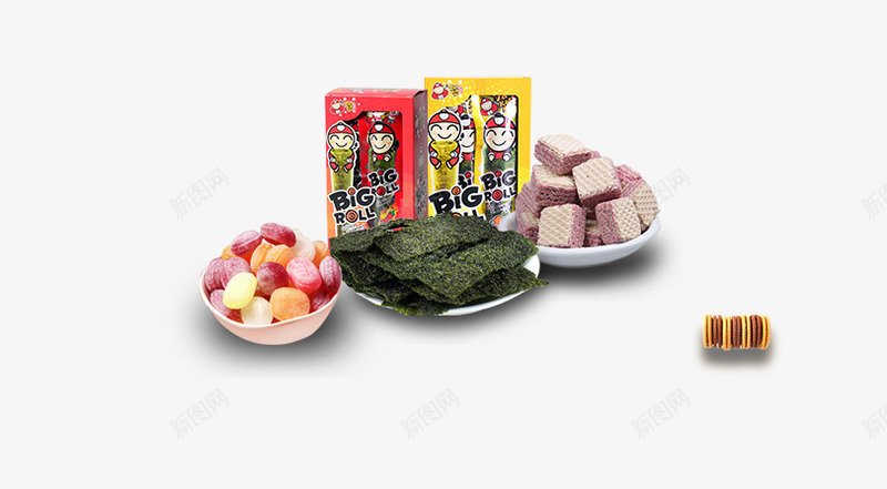 休闲食品png免抠素材_88icon https://88icon.com 丰富 休闲食品海报素材 威化饼 摄影图 海苔 立体 糖果 阴影