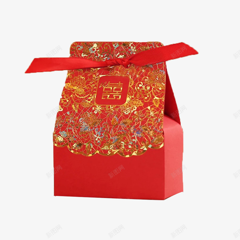 糖果盒png免抠素材_88icon https://88icon.com 产品实物 喜事 喜糖盒 糖盒 纸盒 结婚