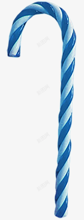 手杖装饰png免抠素材_88icon https://88icon.com 圣诞手杖 拐杖 糖果 蓝白条纹