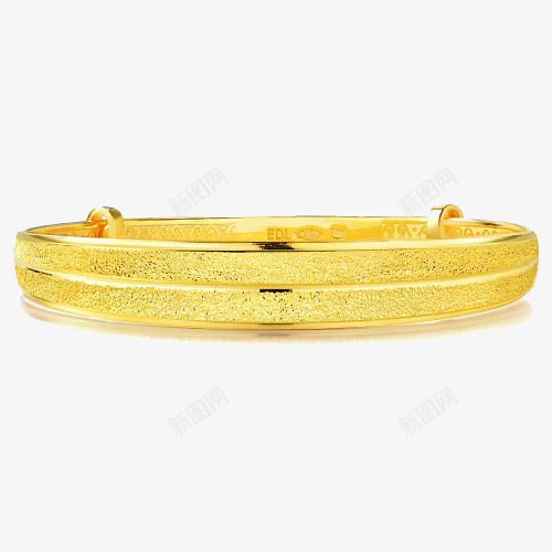 周生生足金首饰品开口黄金手镯女png免抠素材_88icon https://88icon.com 产品实物 双十一宝贝 电商产品