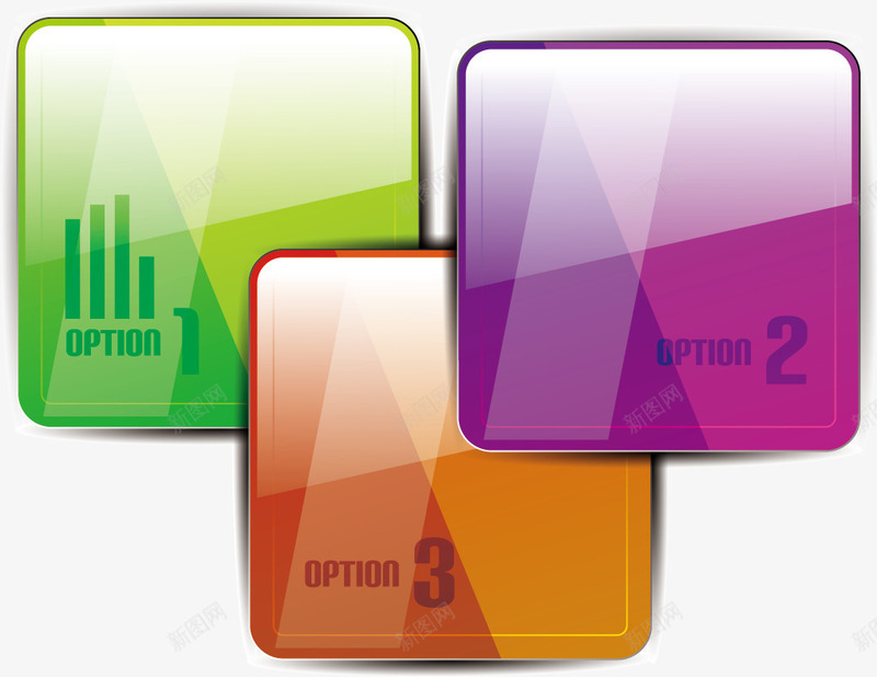 创意PPT信息标签png免抠素材_88icon https://88icon.com 信息图表 信息标签 数据分析 演示图形 色块