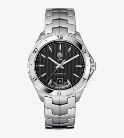 银灰色腕表手表泰格豪雅男表素材