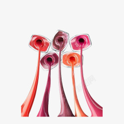 彩色指甲油素材